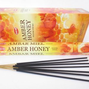 Amber Honey – HEM Wierook stokjes (Pakje of Doos)