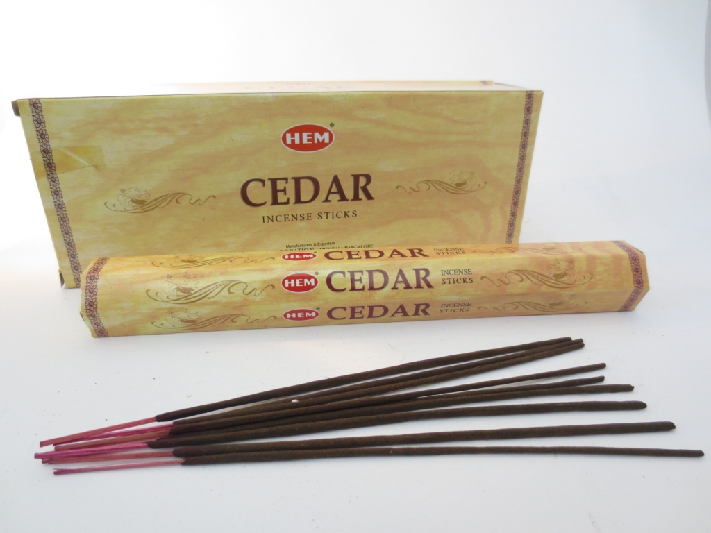 Cedar - HEM Wierook stokjes (Pakje of Doos)