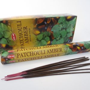 Patchouli Amber – HEM Wierook stokjes (Pakje of Doos)