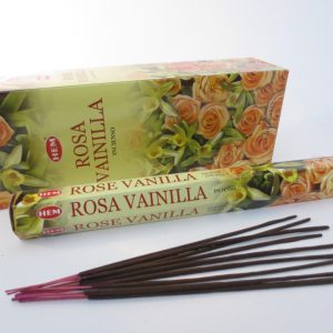 Rose Vanilla – HEM Wierook stokjes (Pakje of Doos)