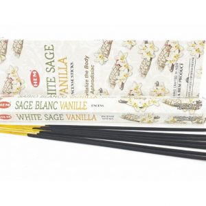 White Sage Vanilla – HEM Wierook stokjes (Pakje of Doos)