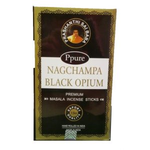 Nagchampa Black Opium – PPure Wierook stokjes (Pakje)