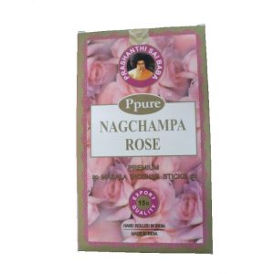Nagchampa Rose – PPure Wierook stokjes (Pakje)
