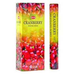 Cranberry – HEM Wierook stokjes (Pakje of Doos)