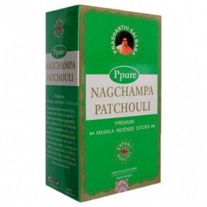 Nagchampa Patchouli – PPure Wierook stokjes (Pakje)