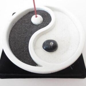 Yin Yang Wierookhouder Wit