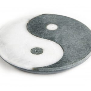 Yin Yang Wierookhouder speksteen en marmer