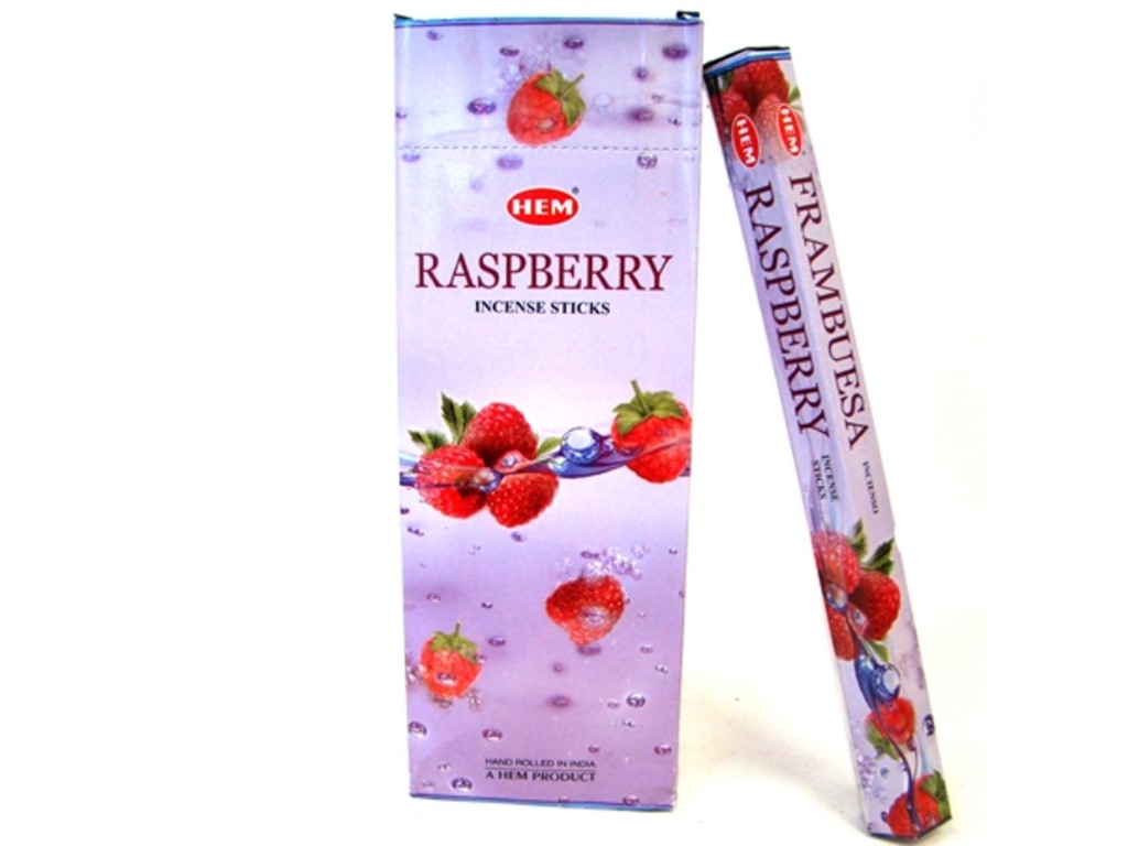 Raspberry - HEM Wierook stokjes (Pakje of Doos)