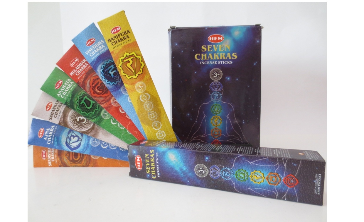 Seven Chakras - HEM Seven Series Wierook stokjes