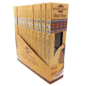 Sacred Elements Red Rose- HEM Spirituele Wierook stokjes (Pakje)