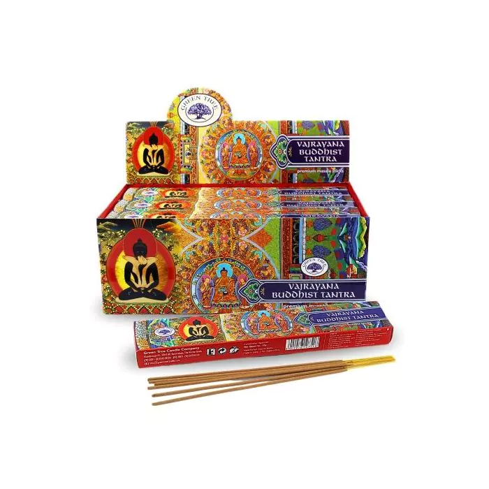 Buddhist Tantra - Green Tree Wierook stokjes (Pakje)